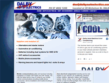 Tablet Screenshot of dalbyautoelectrics.com.au